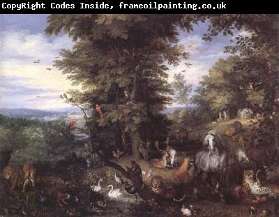 BRUEGHEL, Jan the Elder Adam and Eve in the Garden of Eden (mk25)