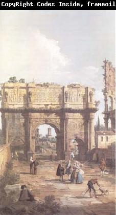 Canaletto Rome The Arch of Constantine (mk25)