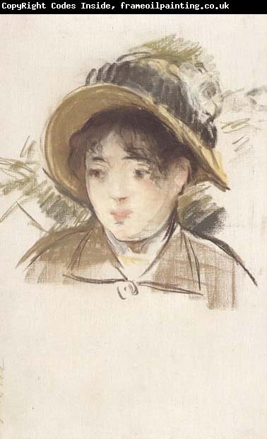 Edouard Manet Jeune fille en chapeau d'ete (mk40)