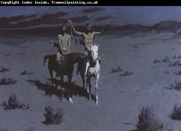 Frederic Remington Pretty Mother of the Night-White Otter is No longer a boy (mk43)