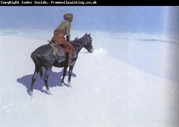 Frederic Remington The Scout:Friends or Foes (mk43)