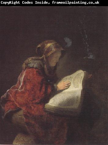 Gerrit Dou Old Woman dressed in a fur coat and hat (mk33)