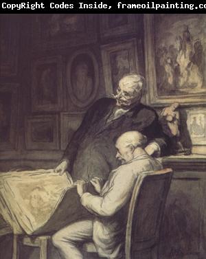 Honore  Daumier The Print Collectiors (nn03)