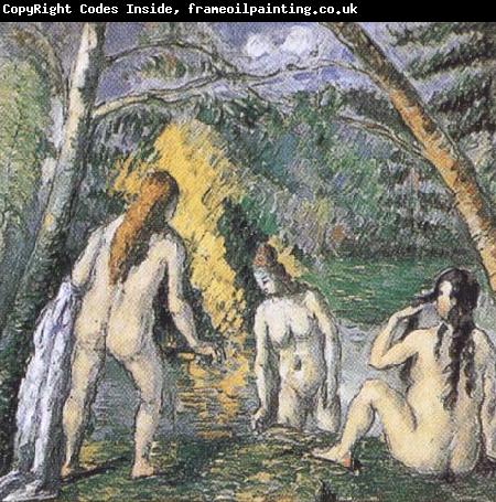 Paul Cezanne Three Bathers (mk35)