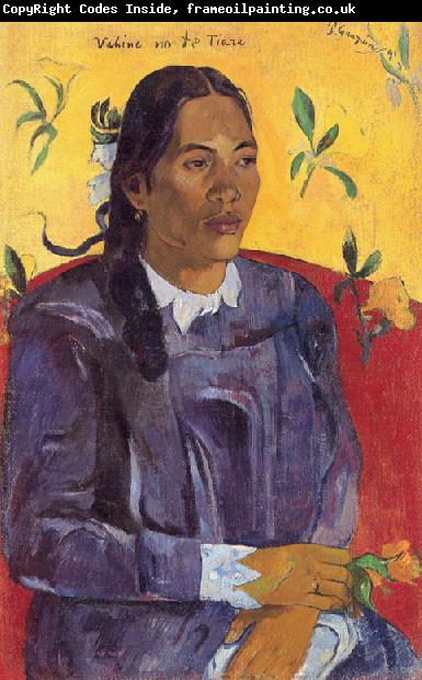 Paul Gauguin Woman with a Flower (nn03)