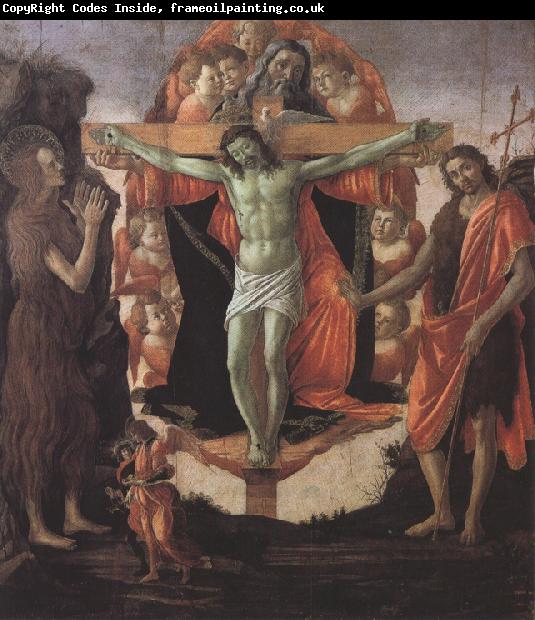 Sandro Botticelli Trinity with Mary Magdalene,St John the Baptist,Tobias and the Angel (mk36)