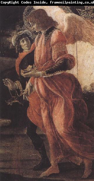 Sandro Botticelli Trinity with Mary Magdalene,St john the Baptist,Tobias  and the Angel (mk36)