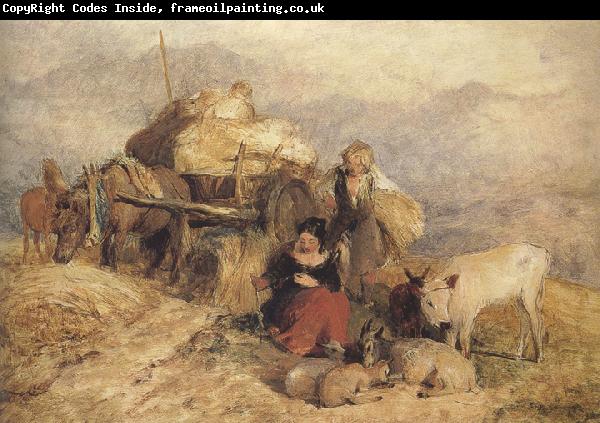 Sir edwin henry landseer,R.A. Sketch for Harvest in the Highlands (mk37)