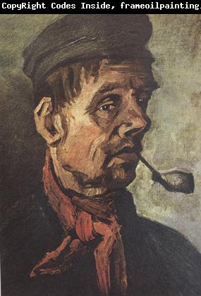 Vincent Van Gogh Head of a Peasant with a Pipe (nn040