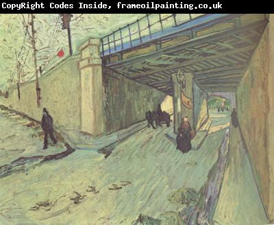 Vincent Van Gogh The Railway Bridge over Avenue Montmajour,Arles (nn04)