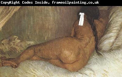 Vincent Van Gogh Nude Woman Reclining,Seen from the Back (nn04)