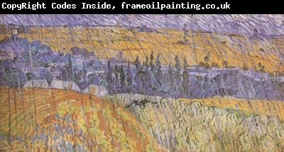 Vincent Van Gogh Landscape at Auvers in the  Rain (nn04)