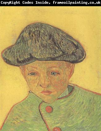 Vincent Van Gogh Portrait of Camille Roulin (nn04)