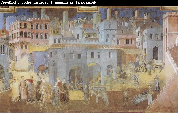 Ambrogio Lorenzetti Life in the City