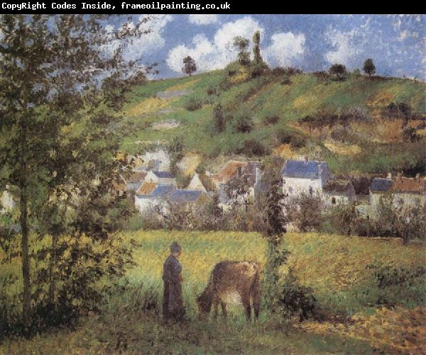 Camille Pissarro Landscape at Chaponval