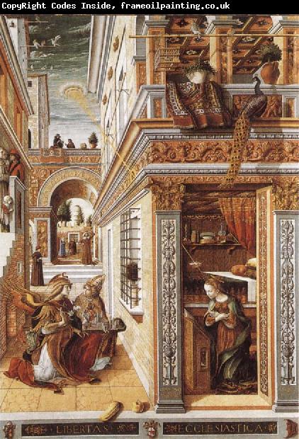 Carlo Crivelli Annunciation with St Emidius