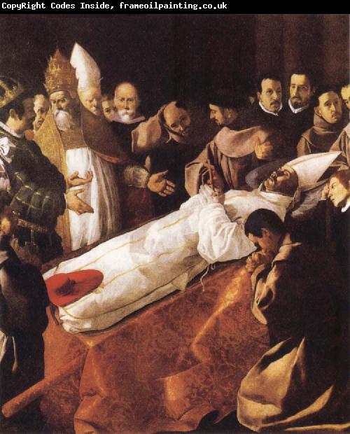 Francisco de Zurbaran The Death of St Bonaventura