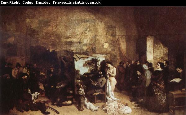 Gustave Courbet The Painter's Studio A Real Allegory