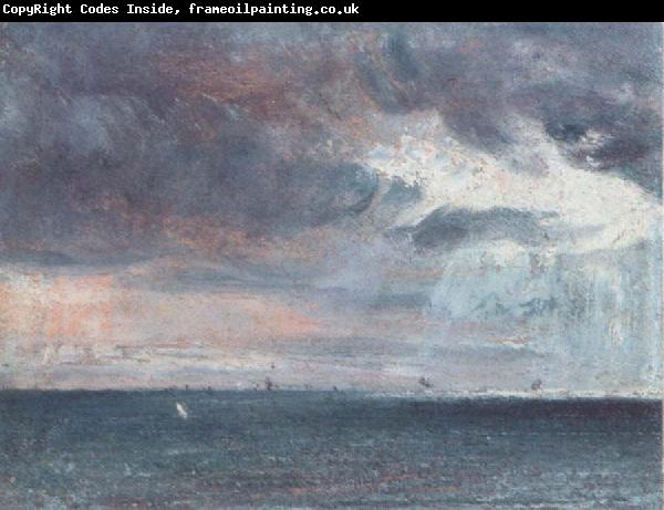 John Constable A storm off the coast of Brighton
