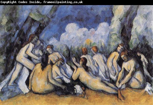 Paul Cezanne Les grandes Baigneuses