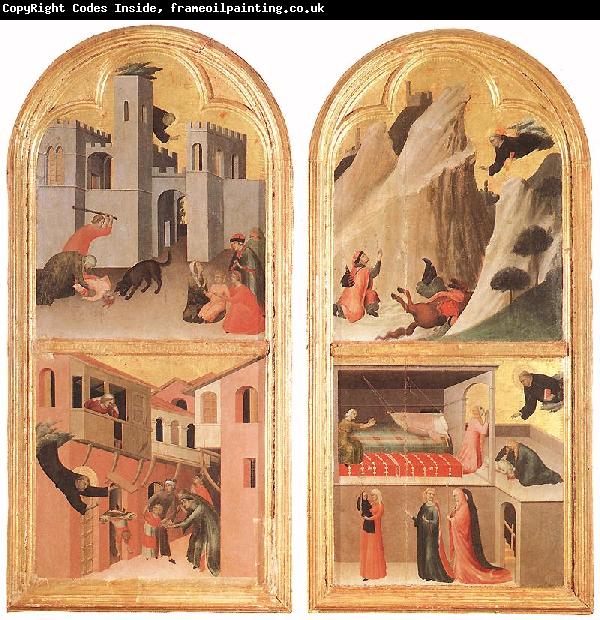 Simone Martini Blessed Agostino Novello Altarpiece