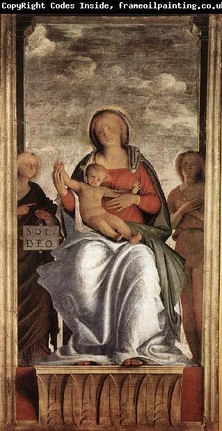 BRAMANTINO Madonna and Child with Two Angels fg