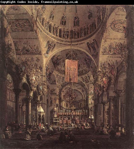 Canaletto San Marco: the Interior f