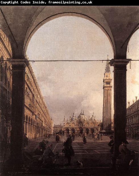 Canaletto Piazza San Marco: Looking East from the North-West Corner f