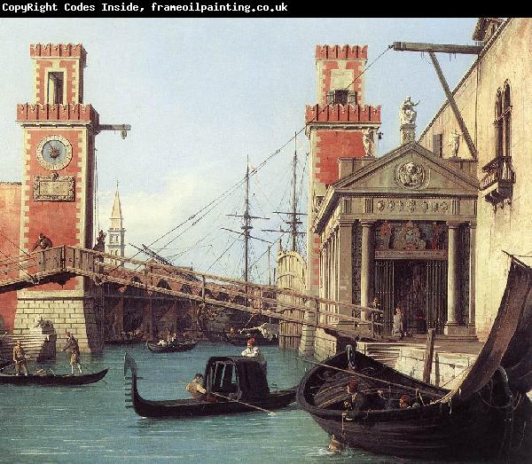 Canaletto View of the Entrance to the Arsenal (detail) s