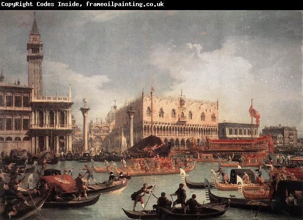 Canaletto The Bucintore Returning to the Molo on Ascension Day