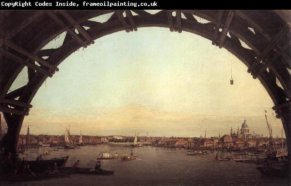 Canaletto London: Seen Through an Arch of Westminster Bridge df