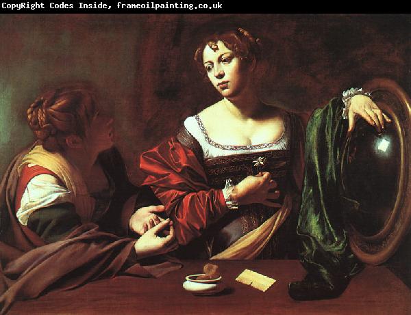 Caravaggio Martha and Mary Magdalene