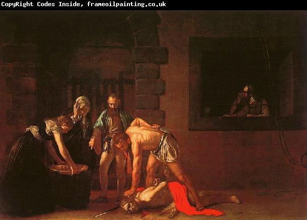Caravaggio The Beheading of the Baptist