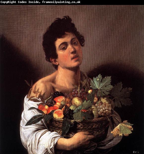 Caravaggio Boy with a Basket of Fruit f