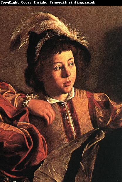 Caravaggio The Calling of Saint Matthew (detail) fdgf