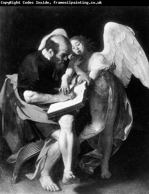 Caravaggio St Matthew and the Angel f