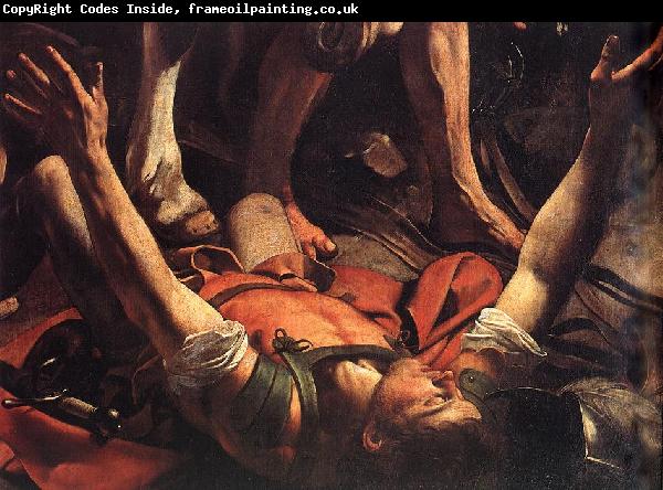 Caravaggio The Conversion on the Way to Damascus (detail)