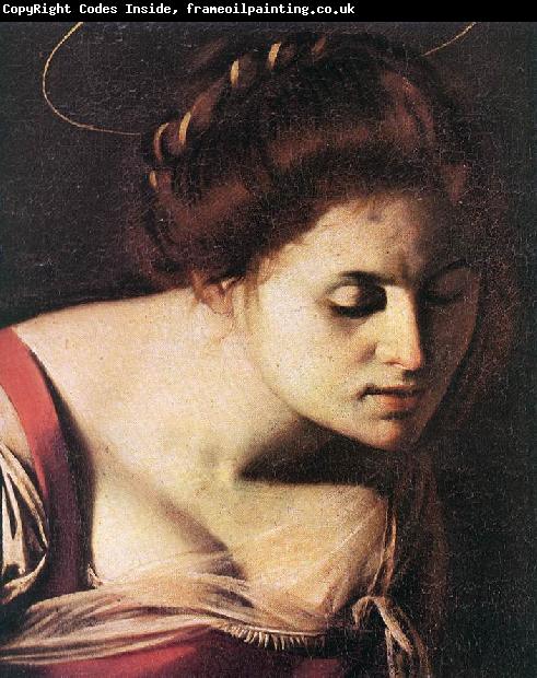 Caravaggio Madonna Palafrenieri (detail) f