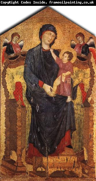 Cimabue Madonna Enthroned with the Child and Two Angels dfg