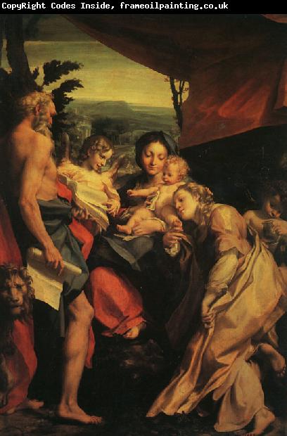 Correggio Madonna with St.Jerome