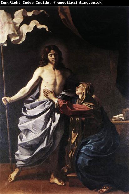 GUERCINO The Resurrected Christ Appears to the Virgin hf