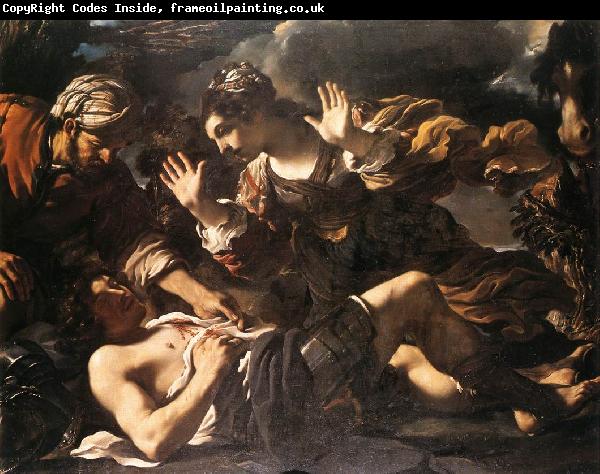 GUERCINO Ermina Finds the Wounded Tancred jg