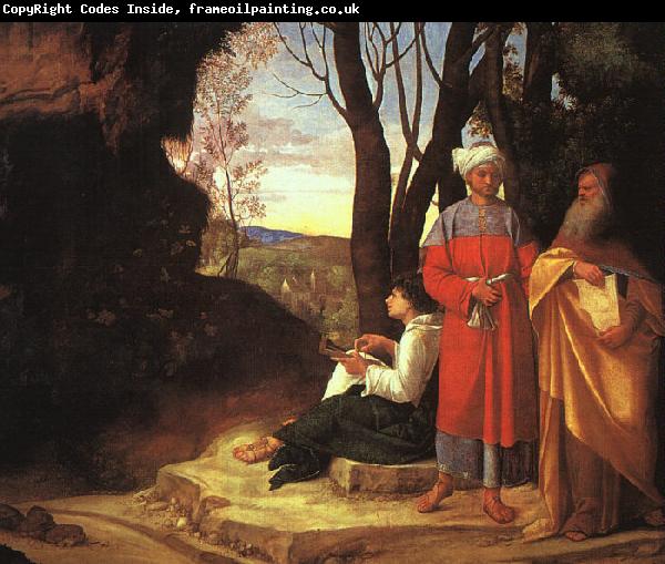Giorgione The Three Philosophers dh