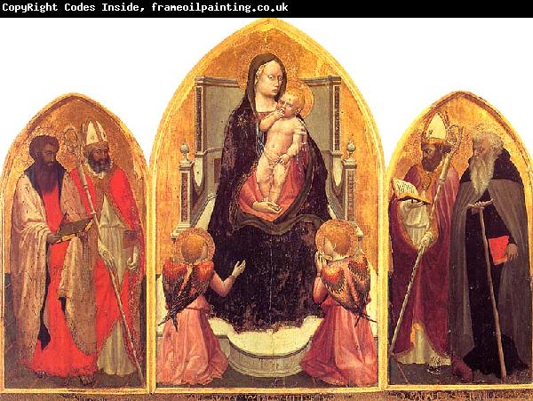 MASACCIO Madonna and Child with St. Anne s