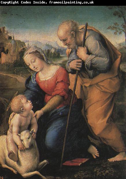 Raphael The Holy Family with a Lamb