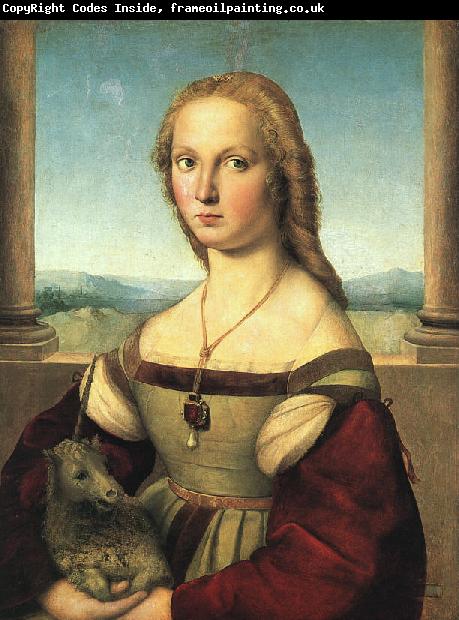 Raphael The Woman with the Unicorn