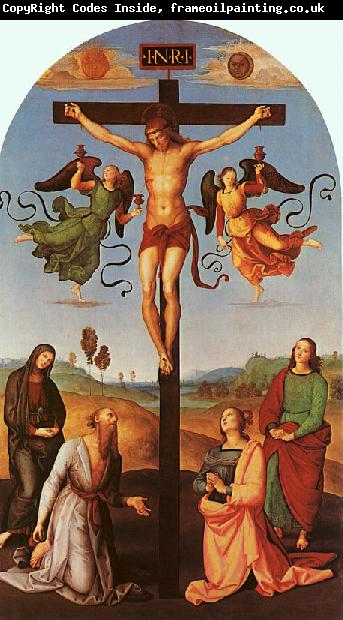Raphael Christ on the Cross with the Virgin, Saint Jerome, Mary Magdalene and John the Baptist