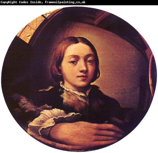 PARMIGIANINO Self-portrait in a Convex Mirror a
