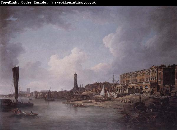 Canaletto The Adelphi,London,under construcion,with York Water Tower and the River Thames towards Westminster