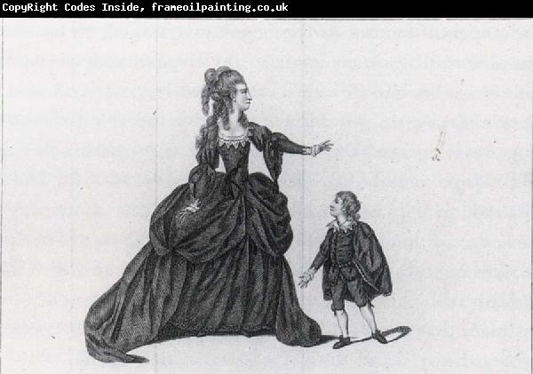 J.Thornthwaite Mrs-Rates and Master Pullen in the Characters of Isabella and Child